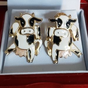 Cow Earrings
